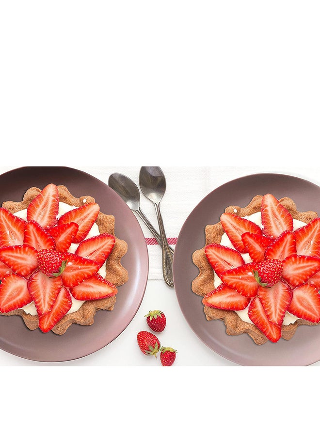 MODA CUCINA طبق حلوى مودا كوتشينا من الميلامين - وردي 18 سم - Image 3