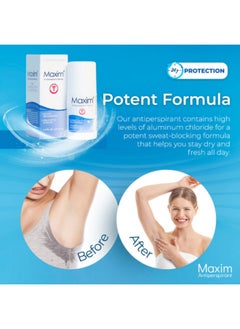 Maxim ® Clinical Strength Antiperspirant For Hyperhidrosis Excessive Sweating - Reduces Sweat Up To 24 Hours Per Use - Antiperspirant For Men And Women Certain To Keep You Dri  - Image 5