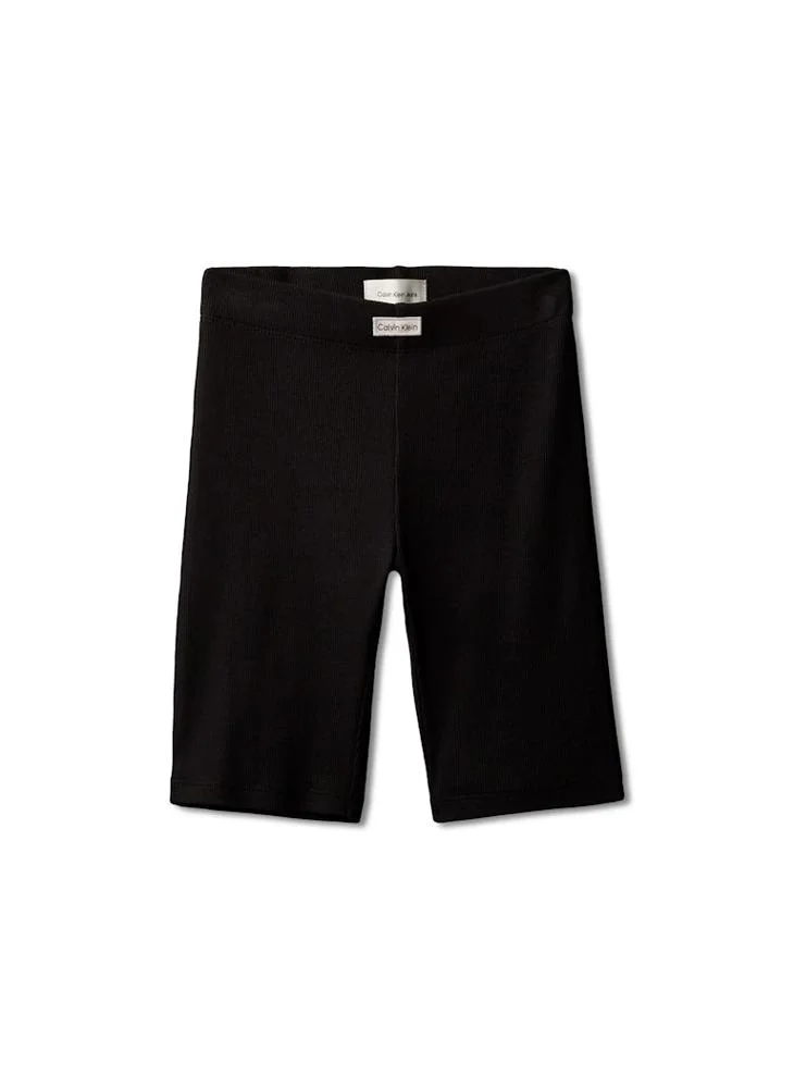 Calvin Klein Jeans  Kids Ribbed Cycling Shorts for Women | Best Price UAE