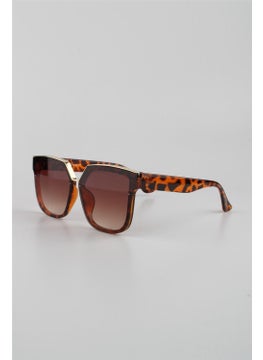 Silvio Monetti Leopard Gradient UV400 Filter Women's Sunglasses G24SMS23303AR03  - Image 2