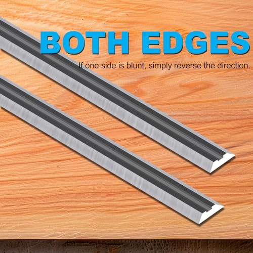 Asieg Tool 12 Inches Planer Blades Knives HSS Replacement for Model Makita 2012 and 2012NB Thickness Planer Heat Treated Double edge- Set of 2 - Image 2