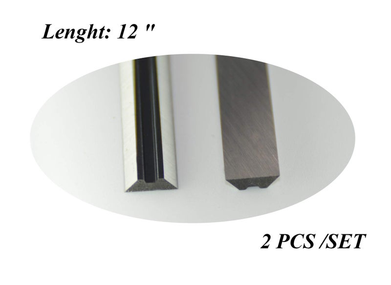 Asieg Tool 12 Inches Planer Blades Knives HSS Replacement for Model Makita 2012 and 2012NB Thickness Planer Heat Treated Double edge- Set of 2 - Image 4