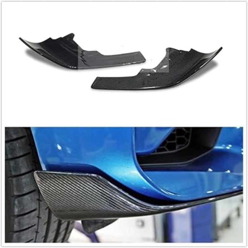 QASULER Carbon Fiber Front Bumper Side Splitter Cover for F87 M2 Coupe - Image 2