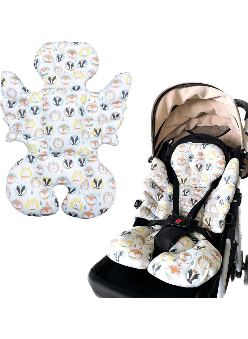Baby Stroller Cushion Pad, Breathable Toddler Stroller Liner Head, Ultra-Soft Infant Car Seat Insert Cushion, Perfect for Car Seat, Stroller - Image 1