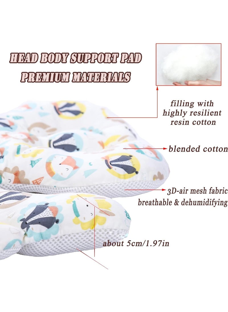 Baby Stroller Cushion Pad, Breathable Toddler Stroller Liner Head, Ultra-Soft Infant Car Seat Insert Cushion, Perfect for Car Seat, Stroller - Image 4