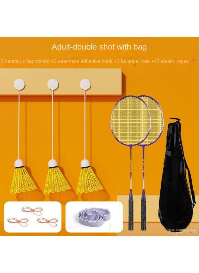 Generic 52 Pcs Adult Indoor Badminton Trainers Whirlpool Power Practitioner Racquet Color Random  - Image 1