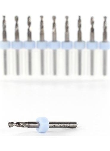 Profisher - Profi̇sher Pcb Micro Carbide Cnc Drill Bit Set of 10 2.85 mm Tungsten 18 Shank - Image 1