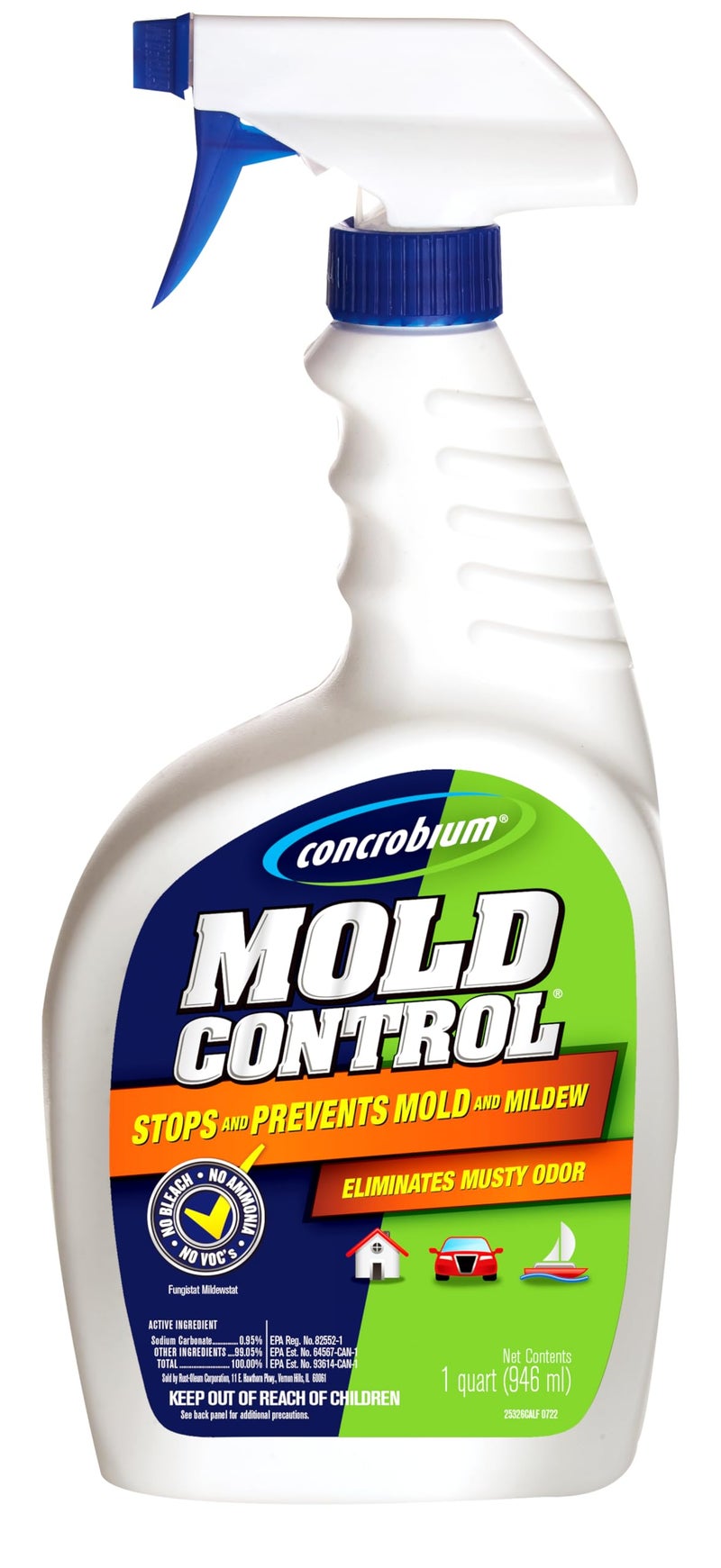Concrobium 25326CAL Mold Control Spray, 32 oz - Image 1