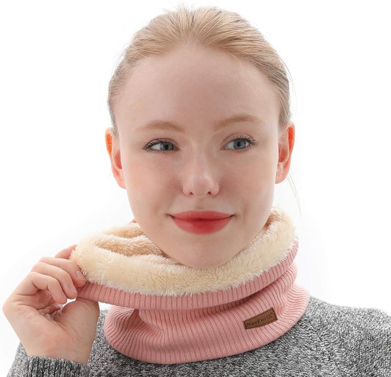 NovForth Winter Neck Warmer Men Ski, Neck Gaiter Face Scarf Women, Fleece Scarf for Men Gaiter Mask, Thick Windproof Scarves - Image 3