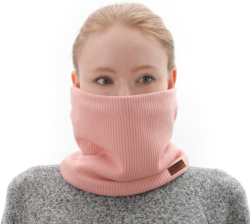 NovForth Winter Neck Warmer Men Ski, Neck Gaiter Face Scarf Women, Fleece Scarf for Men Gaiter Mask, Thick Windproof Scarves - Image 2
