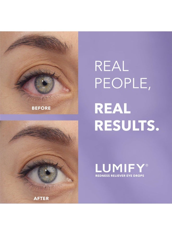 Lumify قطرات لوميفاي لتخفيف احمرار العين 7.5 مل (0.25 أونصة) - تخفيف سريع المفعول لتفتيح منطقة العين - Image 2