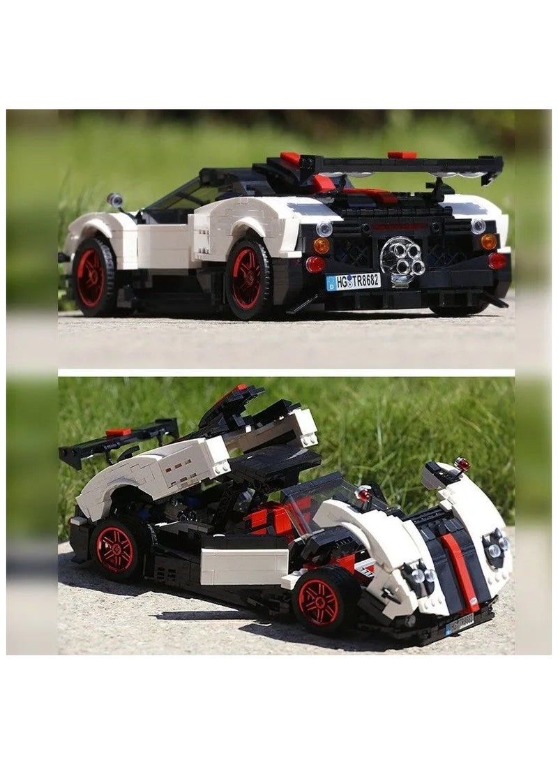 mould king 13105 Speed ​​Champoin Veneno Supercar Building Kit,toys-and-games/building-toys,Toy Car Building Blocks, suitable for children adult 960 pieces 8+  - Image 4
