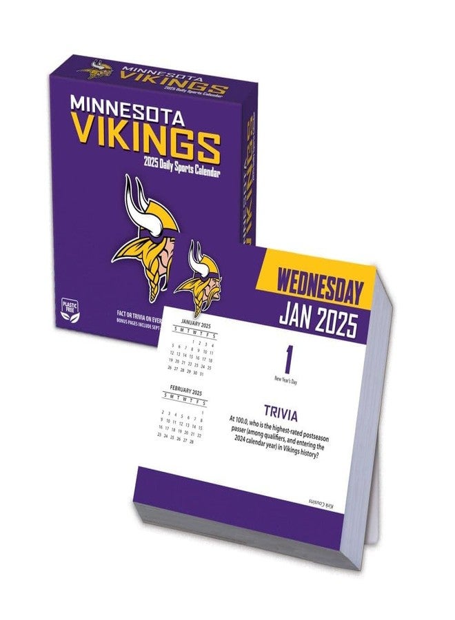 Turner Licensing Turner Sports Minnesota Vikings 2025 Box Calendar (25998053047) - Image 1