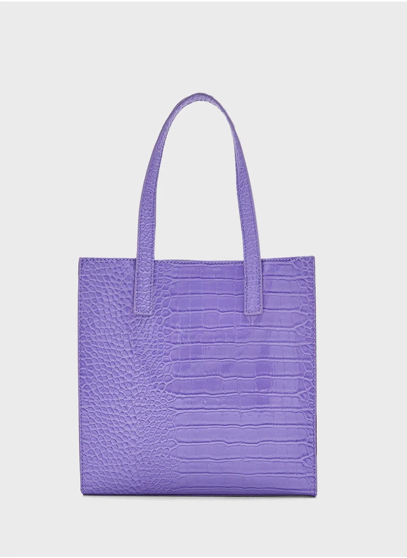 Ted Baker Reptcon Small Icon Tote Bag