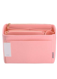 Excefore Purse Organizer, Felt Bag Organizer Purse Organizer, Insert Handbags for Women Closet, for LV Speedy, Neverfull, Graceful, Tote, 30x 13 x 26 CM, Pink  - Image 1