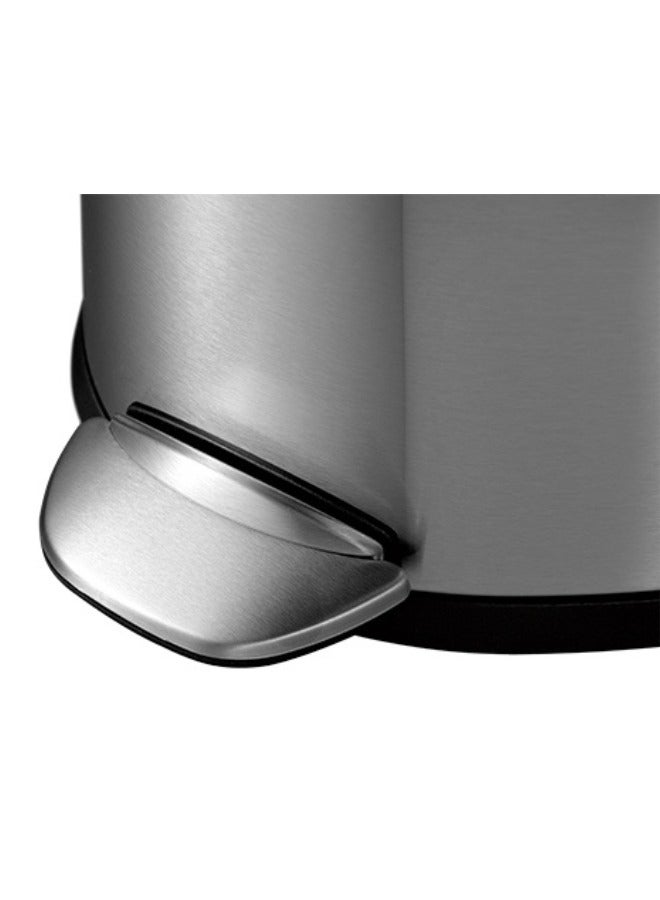 EKO BELLE SERIES Waste Bin | Dust Bin | Garbage Bin | Pedal Bin | Trash Bin | Step on Waste Bin with Pedal – Stainless Steel 30 Liters - Image 5