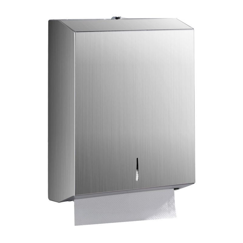 Paper Towel Dispenser Wall Mount  Multifold Trifold Paper Towel Dispensers Large Capacity Stainless Steel Tissue Holder Suitable for Bathrooms and Public Places