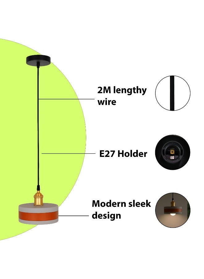 ALFRIDAY Modern Pendant Light — Minimalist E27 Pendant for Indoor Use (Bulb Not Included) - Image 2
