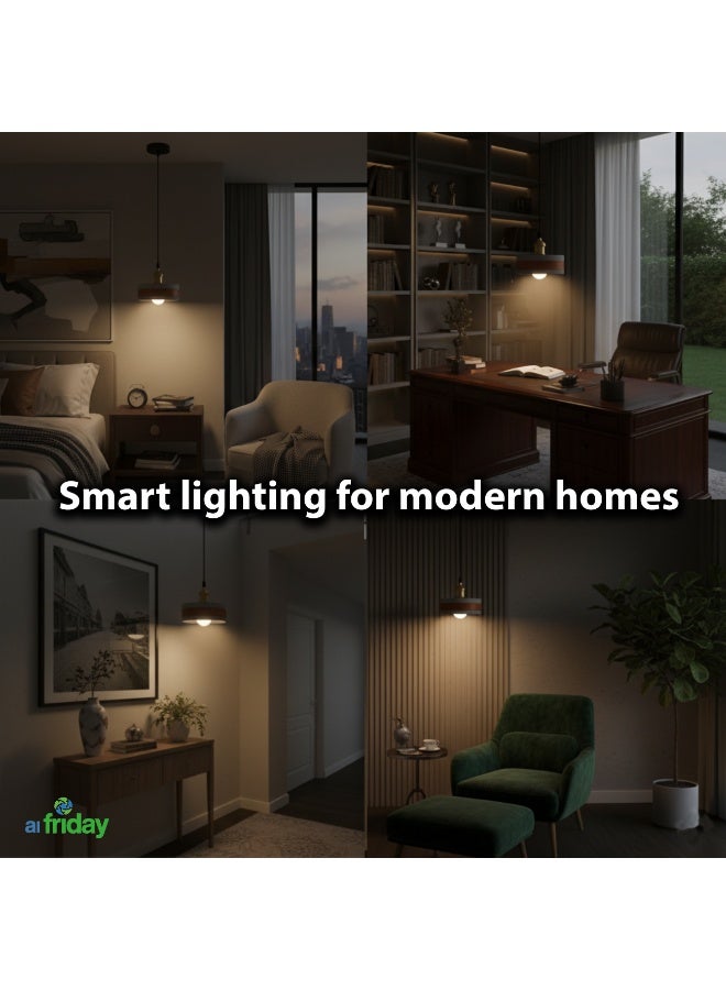 ALFRIDAY Modern Pendant Light — Minimalist E27 Pendant for Indoor Use (Bulb Not Included) - Image 4