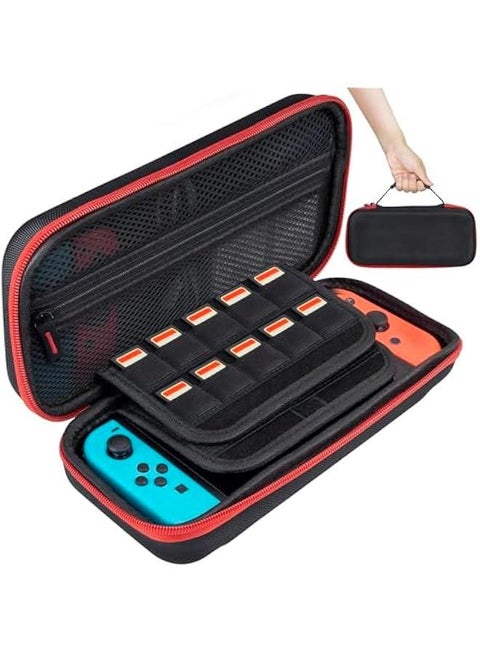 Switch Case, Compatible With Nintendo Switch Oled Case, Classic Switch Oled Carrying Case, Portable Switch Oled Carrying Case for Nintendo, Multi Card Slot High Capacity Switch Traveling Case