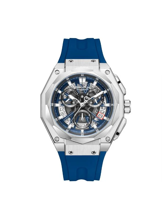 كوانتوم Men's Silicone Chronograph Watch HNG1097.359 - 47 mm