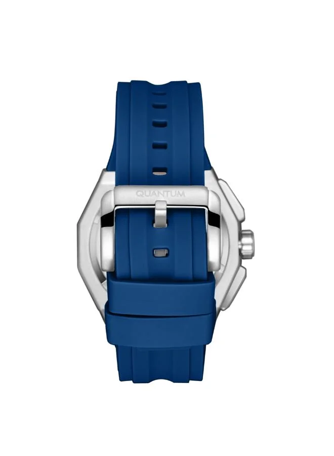 Quantum Men's Silicone Chronograph Watch HNG1097.359 - 47 mm