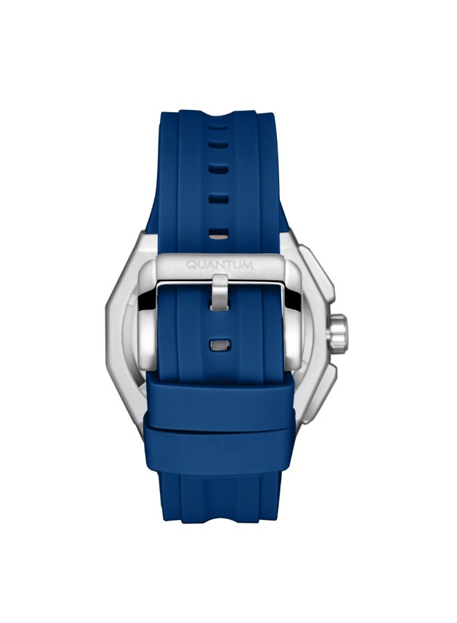 Quantum Men's Silicone Chronograph Watch HNG1097.359 - 47 mm - Image 4