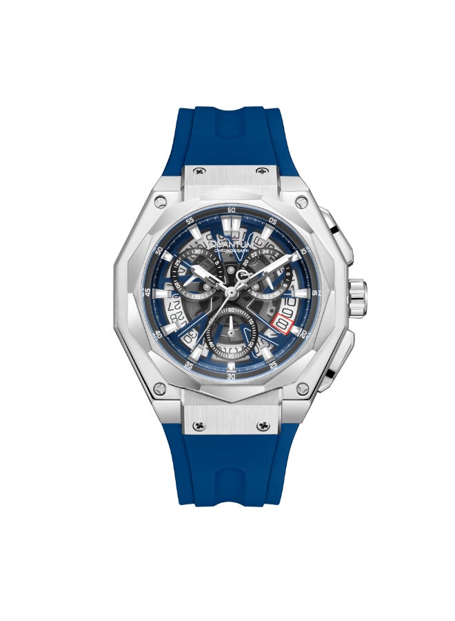 Quantum Men's Silicone Chronograph Watch HNG1097.359 - 47 mm - Image 1