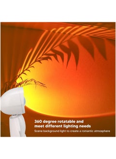 MileMelo The Light Sunset Projection Lamp, Romantic Visual HD Crystal Lens Sunset Night Light Projector for Party Bedroom Decor (Sunset Red)  - Image 4