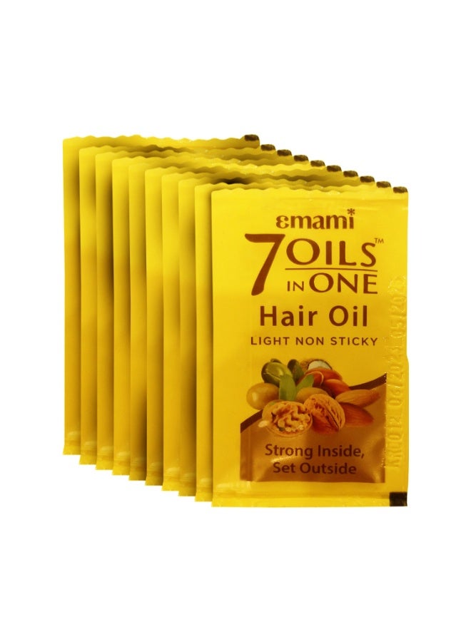 إمامي 7 زيوت في زيت شعر واحد خفيف غير لاصق - 2.5 مل - 10 أكياس - Image 1