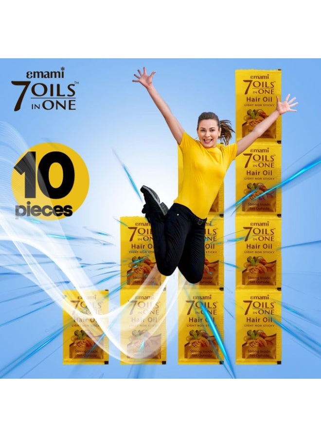 إمامي 7 زيوت في زيت شعر واحد خفيف غير لاصق - 2.5 مل - 10 أكياس - Image 2