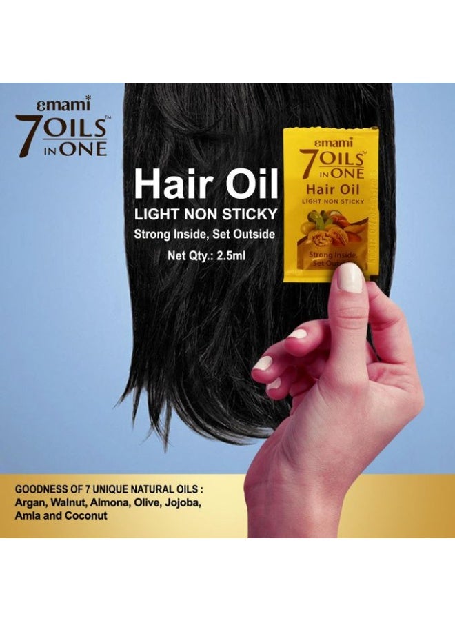 إمامي 7 زيوت في زيت شعر واحد خفيف غير لاصق - 2.5 مل - 10 أكياس - Image 3