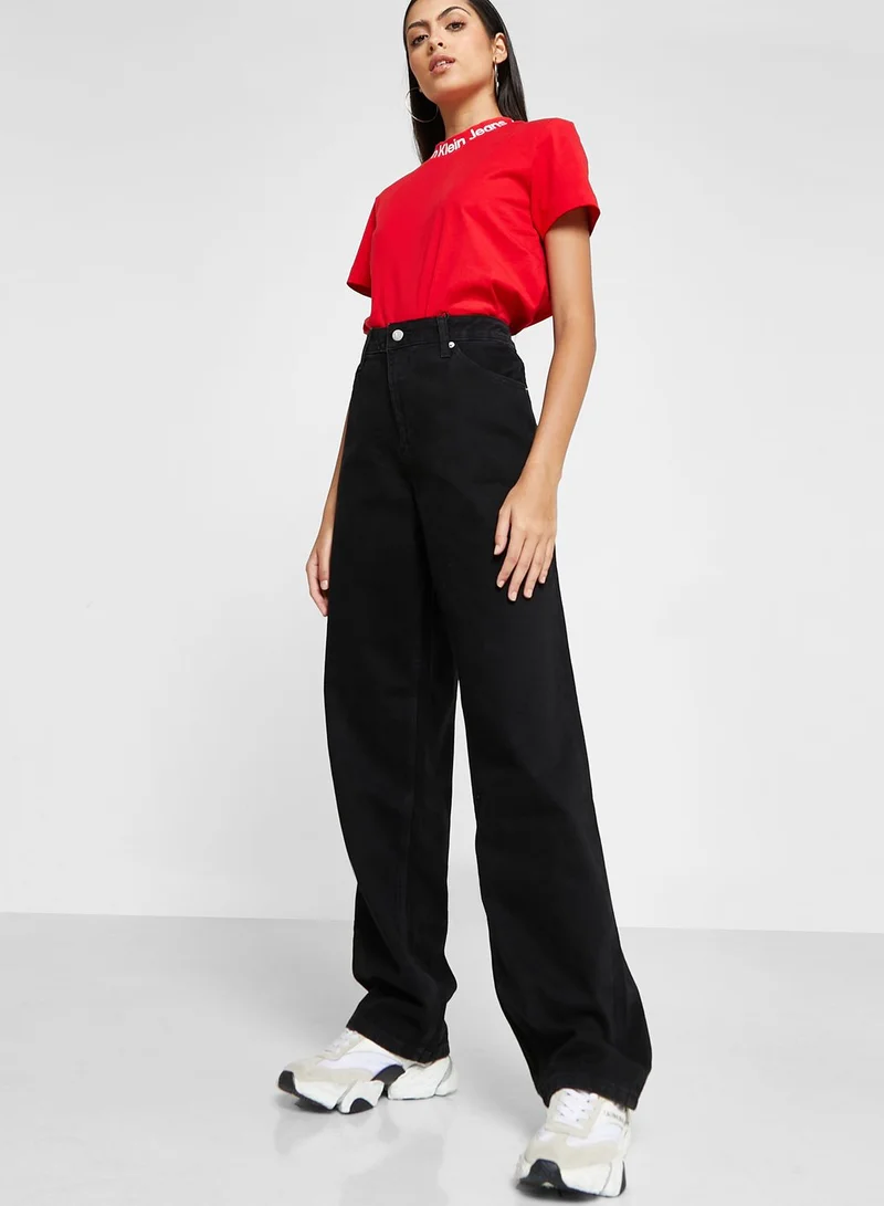 Calvin Klein Jeans High Waist Straight Jeans