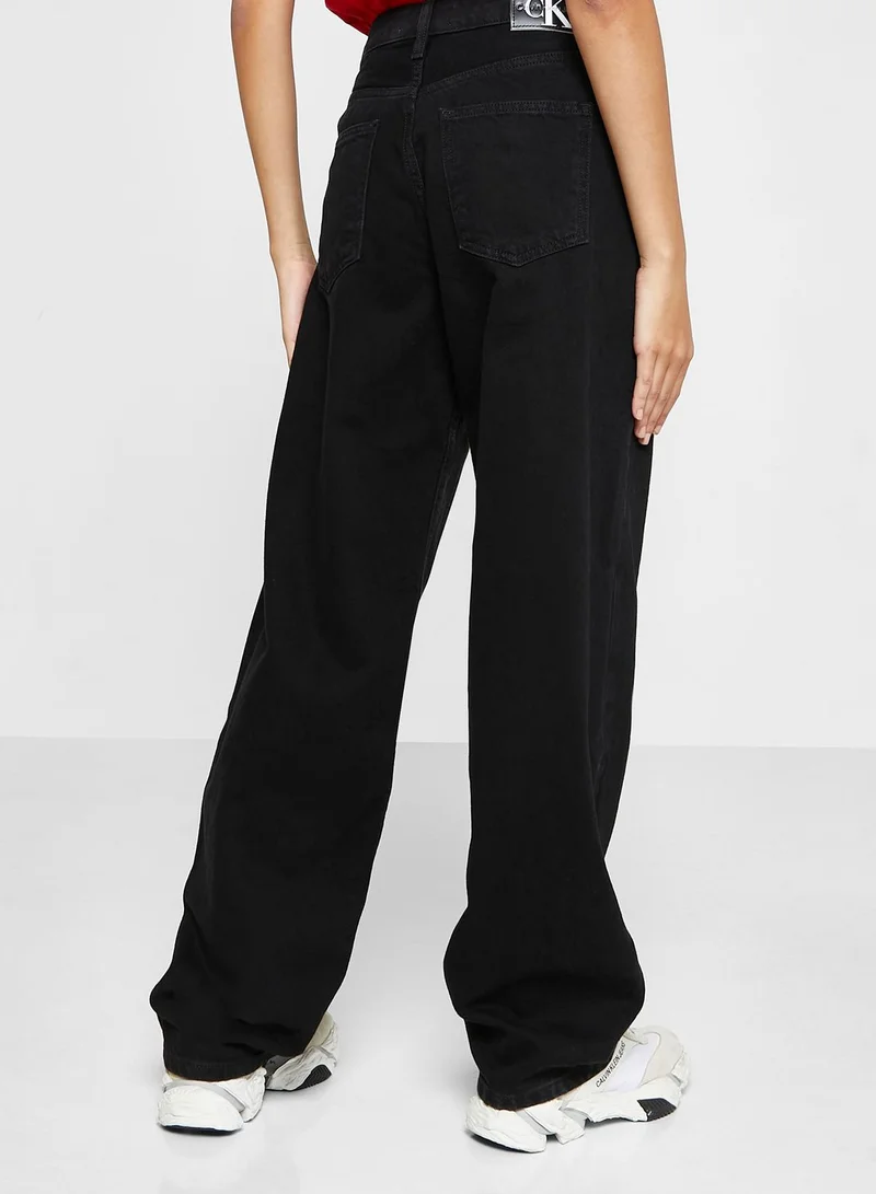 Calvin Klein Jeans High Waist Straight Jeans