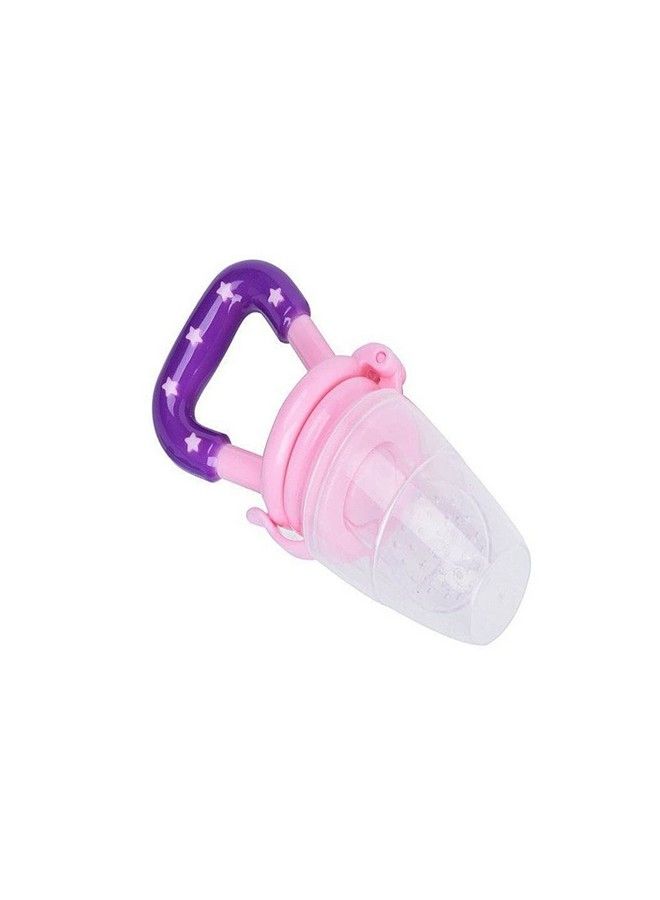 Tinny Tots Baby Pacifier Food Feeder Silicone Fresh Fruit Vegetable Teething Nibbler Feeding Pacifier Bpafree; Selfsoothing Fruit Toy For Toddlers Infants(4 Months+) (Pink Pack Of 1) - Image 2