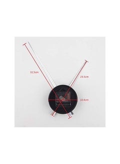 Timelike Clock Hands, Timelike DIY Large Clock Hands Needles Wall Clocks 3D Home Art Decor Quartz Clock Mechanism Accessories (Silver)  - Image 4