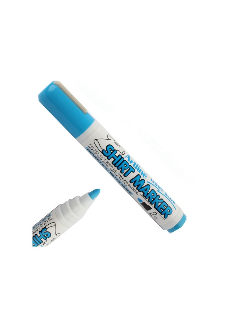 Art Line Artline T-Shirt Marker Pen light blue