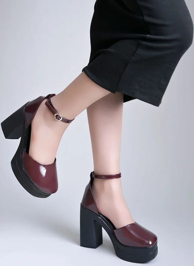 شوتوبيا Shoetopia Party Block Pumps