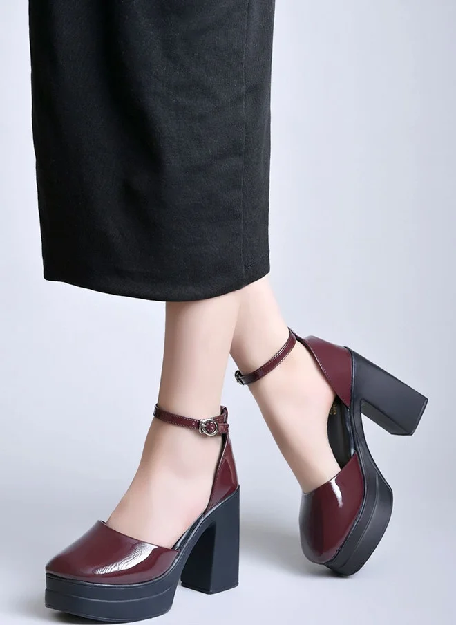 شوتوبيا Shoetopia Party Block Pumps