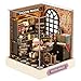 Flever Dollhouse Miniature DIY House Kit Creative Room with Furniture for Romantic Artwork Gift Moon Magic - Image 2