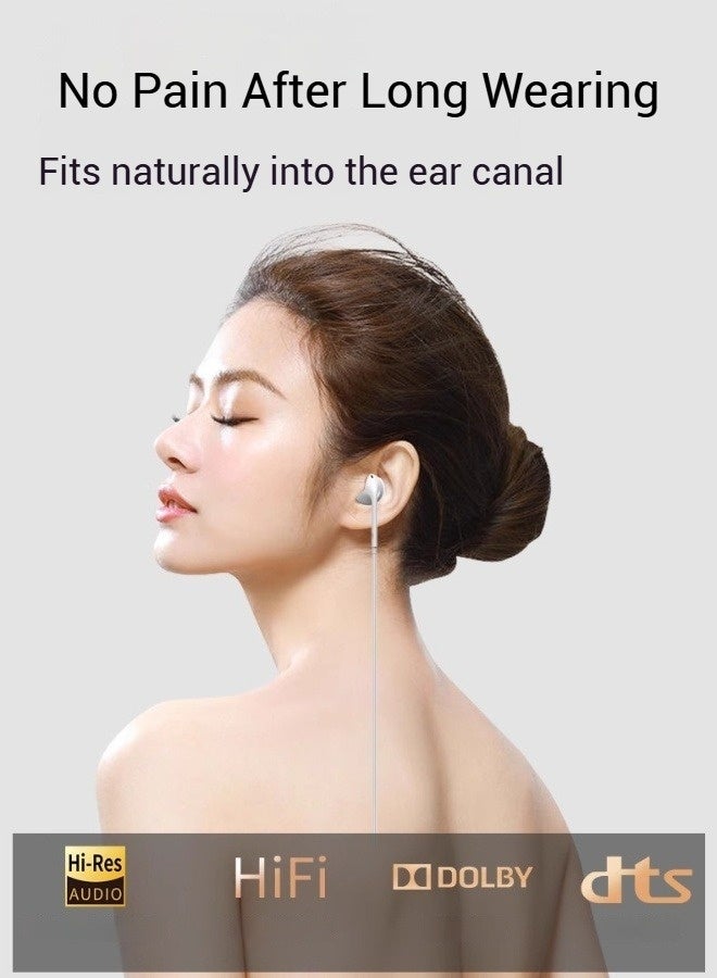 Universal Version 3.5mm In-Ear Wired Headset, Support Call And Music - White  - Image 4