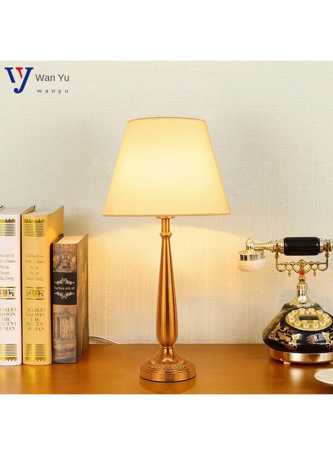Bluejw European-style New Table Lamp Chinese-style Retro Bedside Lamp Living Room Simple Decorative American Nightlight Simple Atmosphere Lamp - Image 4