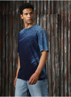 HIGH STAR Acid Washed Round Neck T-Shirt by Styli  - Image 2