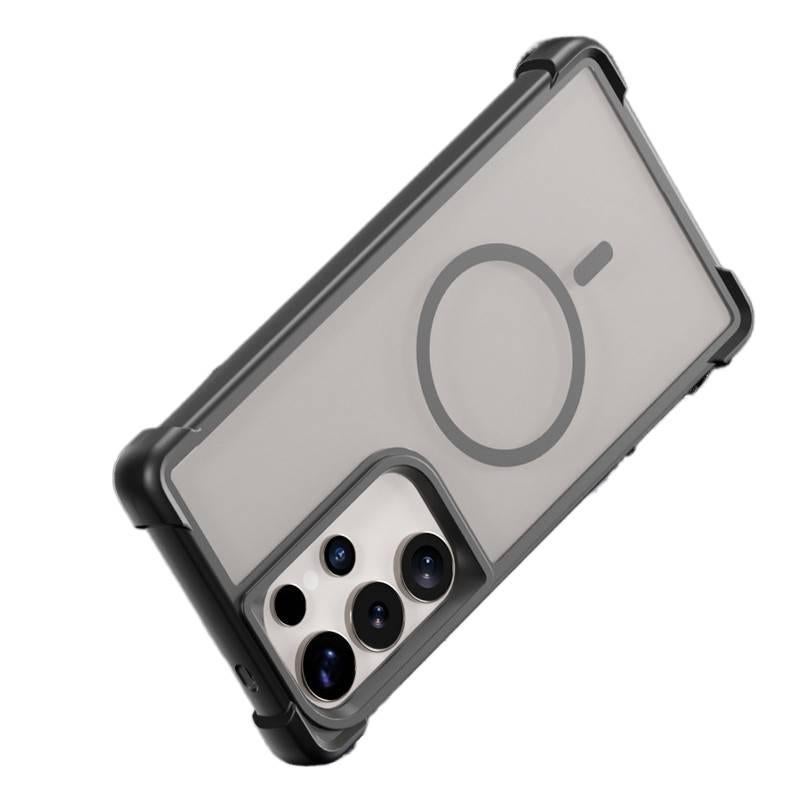 غطاء MagSafe | TPU+PC حماية من السقوط | مقاوم للصدمات لـ Samsung S25 Ultra / Samsung S25 - Image 5