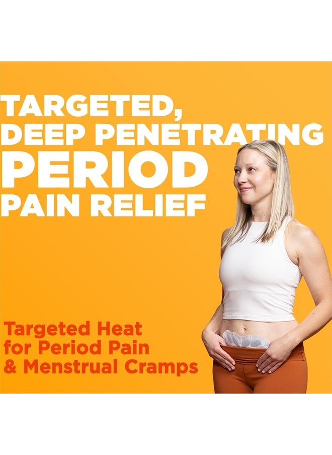 ThermaCare - Portable Menstrual Heating Pad, Period Therapy Heat Patches for Cramps (6 Count) - Image 1