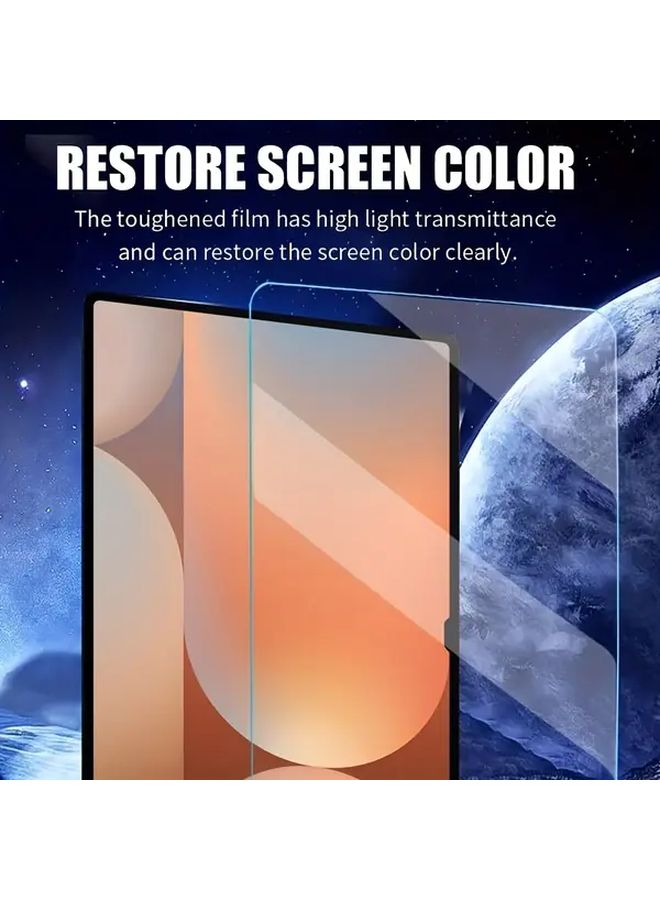 2 Pack Tempered Glass Screen Protector HD Transparent For 12.4 Inch Tablet Galaxy Tab S8 Plus - Image 3