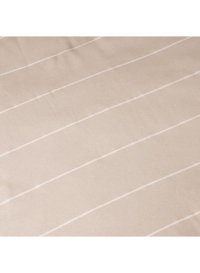 Taupe striped comforter set 2 pcs twin size 1* 180*200cm comforter + 1 50*75 pillow cover  - Image 3