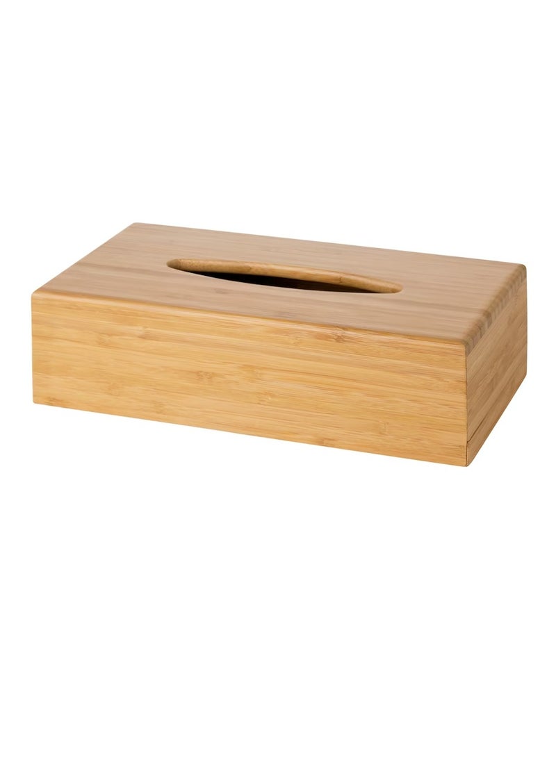 علبة مناديل بامبو 26x14 سم  - Image 1