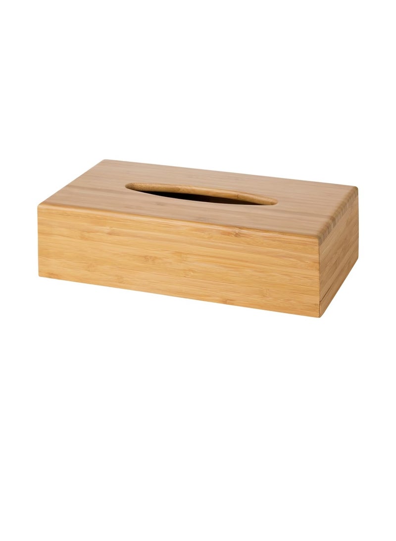 علبة مناديل بامبو 26x14 سم  - Image 2