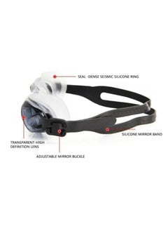 Generic Water World Swimming Goggles Anti Fog With Connected Earplug For Adults multi couler  - Image 3